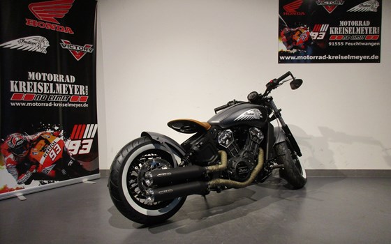 Umgebautes Motorrad Indian Scout Bobber 1131 von Motorrad Kreiselmeyer GmbH - Bild 7 Umgebautes Motorrad Indian Scout Bobber 1131 von Motorrad Kreiselmeyer GmbH - Bild 7