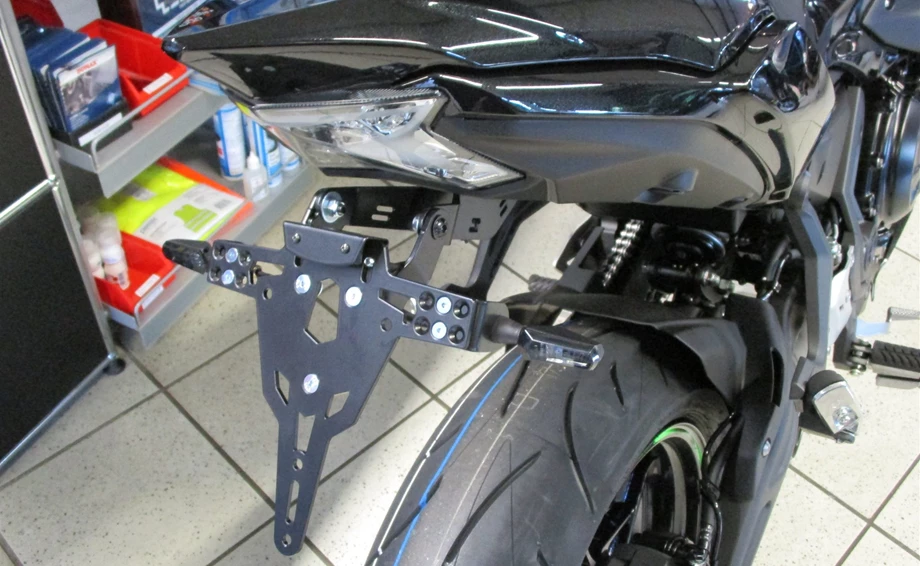 Umbgebautes Motorrad Kawasaki Ninja 650 Bild 6: Umbgebautes Motorrad Kawasaki Ninja 650
