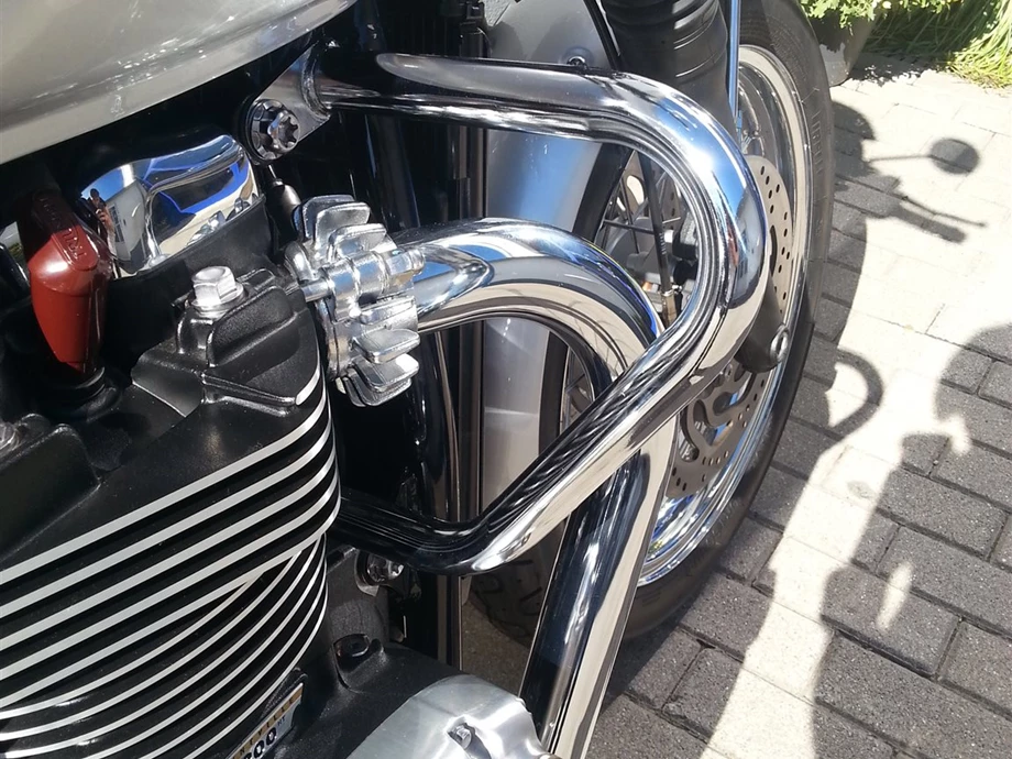 Umbgebautes Motorrad Triumph Bonneville T120 Bild 7: Umbgebautes Motorrad Triumph Bonneville T120