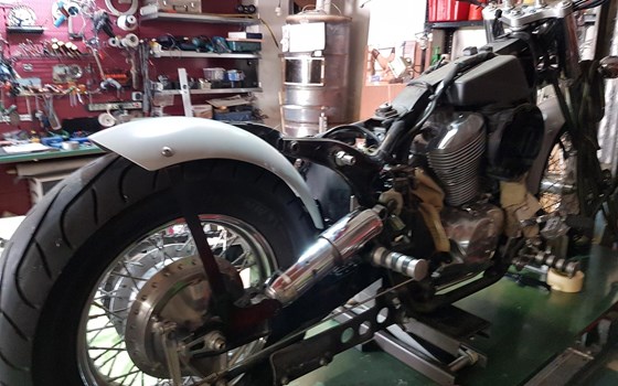 Umgebautes Motorrad Honda VT 750 Shadow von Mooch - Bild 6 Umgebautes Motorrad Honda VT 750 Shadow von Mooch - Bild 6