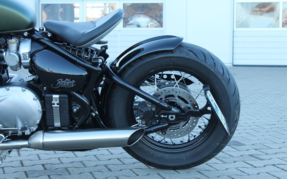 Umgebautes Motorrad Triumph Bonneville Bobber von Stärker-Profil GmbH - Bild 12 Umgebautes Motorrad Triumph Bonneville Bobber von Stärker-Profil GmbH - Bild 12