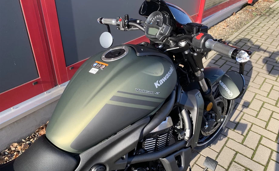 Umbgebautes Motorrad Kawasaki Vulcan S Bild 9: Umbgebautes Motorrad Kawasaki Vulcan S