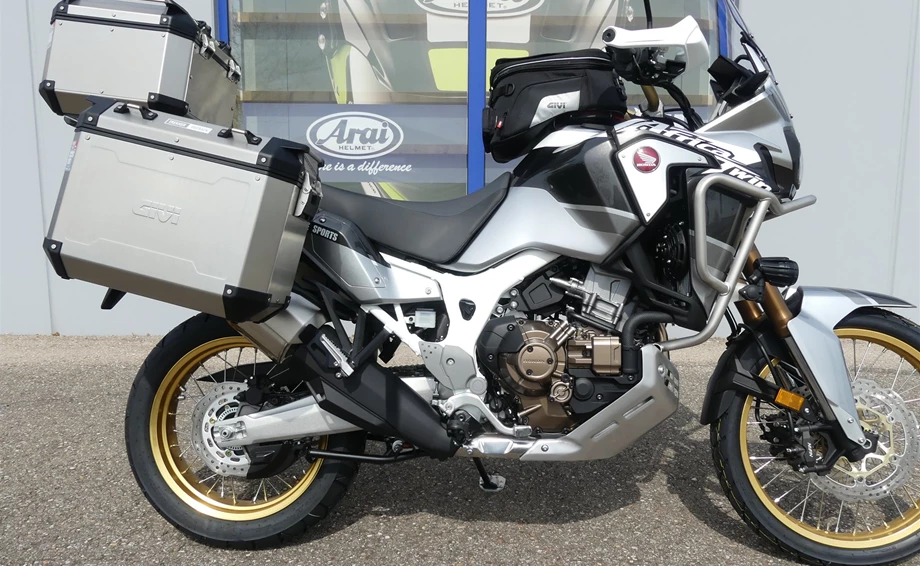Umbgebautes Motorrad Honda CRF1000L Africa Twin Adventure Sports DCT Bild 1: Umbgebautes Motorrad Honda CRF1000L Africa Twin Adventure Sports DCT