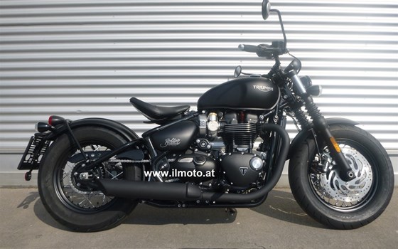 Umgebautes Motorrad Triumph Bonneville Bobber Black von IL MOTO  Motorradhandel und Reparaturwerkstätte GesmbH - Bild 2 Umgebautes Motorrad Triumph Bonneville Bobber Black von IL MOTO  Motorradhandel und Reparaturwerkstätte GesmbH - Bild 2