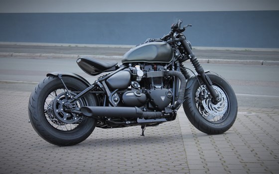 Umgebautes Motorrad Triumph Bonneville Bobber Black von Stärker-Profil GmbH - Bild 14 Umgebautes Motorrad Triumph Bonneville Bobber Black von Stärker-Profil GmbH - Bild 14