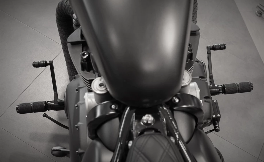 Umbgebautes Motorrad Triumph Bonneville Bobber Black Bild 8: Umbgebautes Motorrad Triumph Bonneville Bobber Black