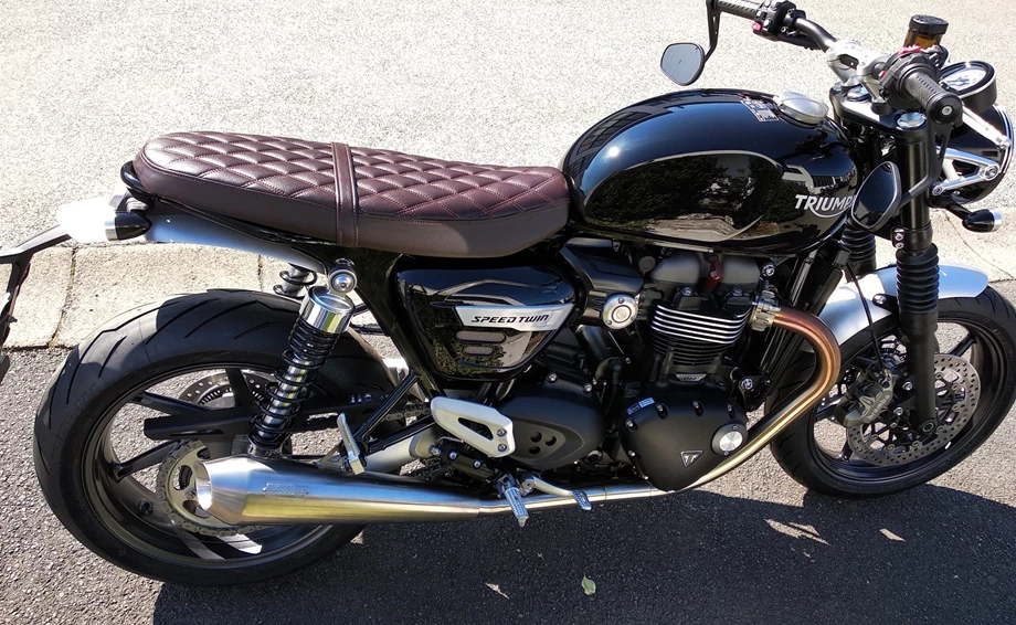 Umbgebautes Motorrad Triumph Speed Twin 1200 Bild 4: Umbgebautes Motorrad Triumph Speed Twin 1200