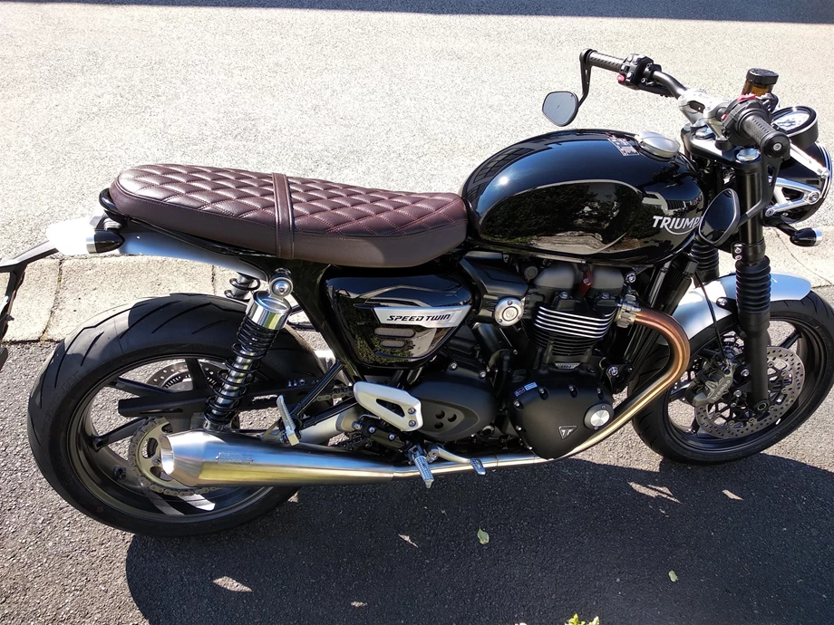 Umbgebautes Motorrad Triumph Speed Twin 1200 Bild 4: Umbgebautes Motorrad Triumph Speed Twin 1200