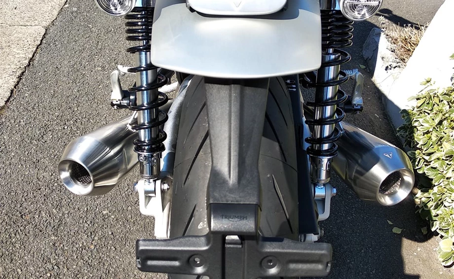 Umbgebautes Motorrad Triumph Speed Twin 1200 Bild 6: Umbgebautes Motorrad Triumph Speed Twin 1200