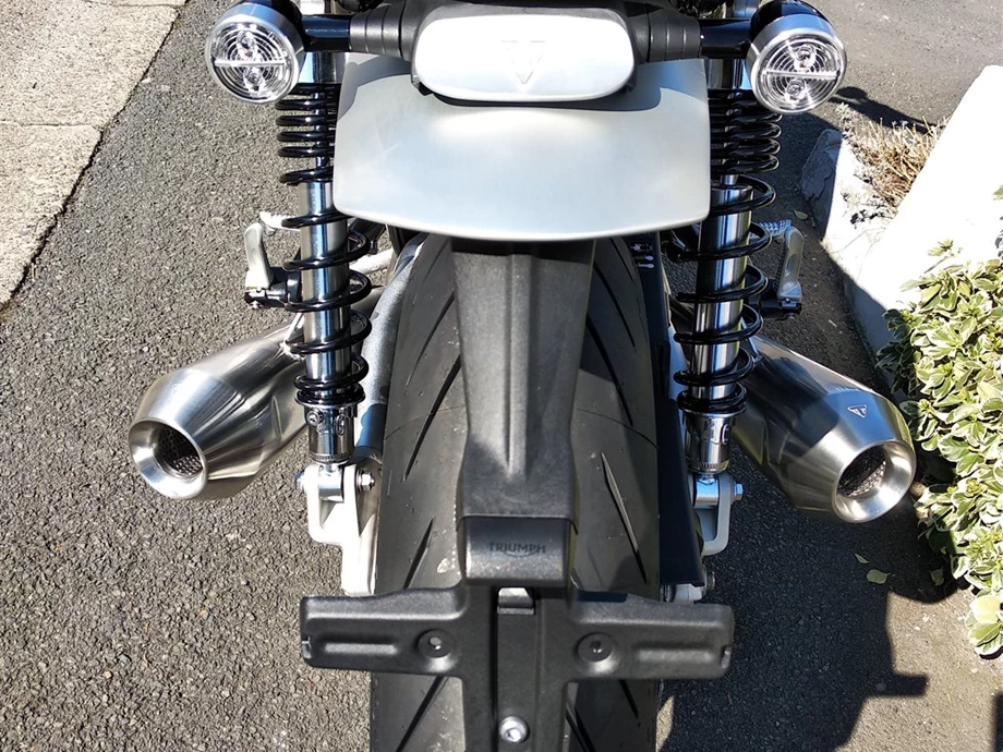Umbgebautes Motorrad Triumph Speed Twin 1200 Bild 6: Umbgebautes Motorrad Triumph Speed Twin 1200