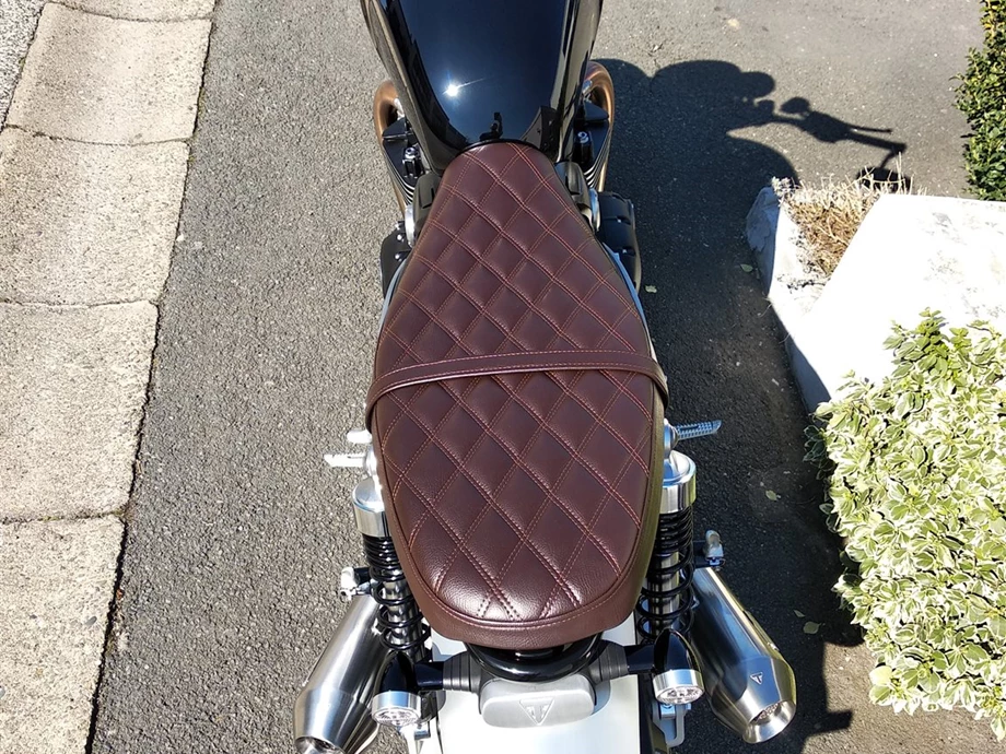 Umbgebautes Motorrad Triumph Speed Twin 1200 Bild 7: Umbgebautes Motorrad Triumph Speed Twin 1200