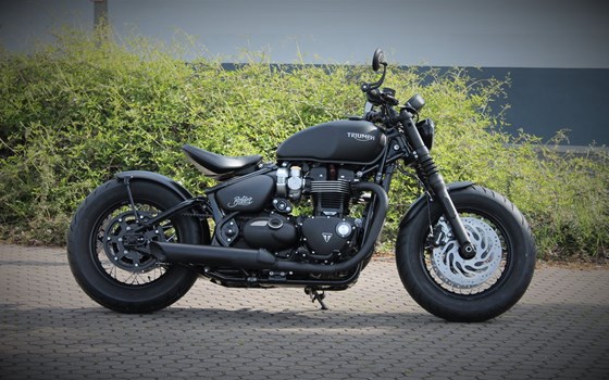 Umgebautes Motorrad Triumph Bonneville Bobber Black von Stärker-Profil GmbH - Bild 14 Umgebautes Motorrad Triumph Bonneville Bobber Black von Stärker-Profil GmbH - Bild 14