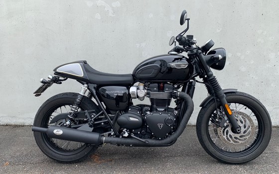 Umgebautes Motorrad Triumph Bonneville T120 Black von Pat-Bikes AG - Bild 1 Umgebautes Motorrad Triumph Bonneville T120 Black von Pat-Bikes AG - Bild 1