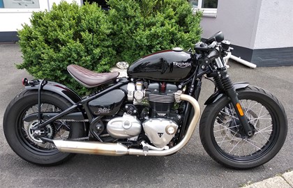Triumph Bonneville Bobber Custom Bike Triumph Bonneville Bobber Custom Bike