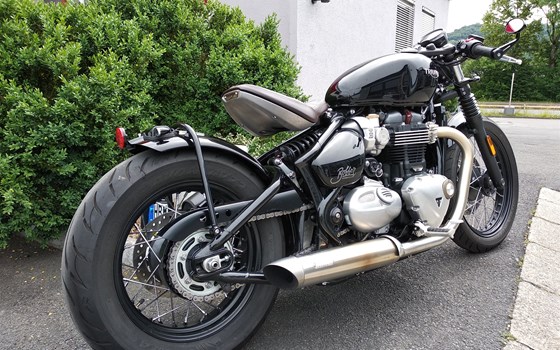 Umgebautes Motorrad Triumph Bonneville Bobber von Motorrad Reinhardt GmbH - Bild 6 Umgebautes Motorrad Triumph Bonneville Bobber von Motorrad Reinhardt GmbH - Bild 6