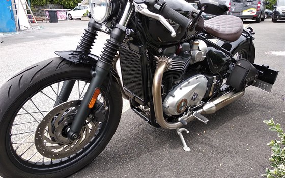 Umgebautes Motorrad Triumph Bonneville Bobber von Motorrad Reinhardt GmbH - Bild 8 Umgebautes Motorrad Triumph Bonneville Bobber von Motorrad Reinhardt GmbH - Bild 8