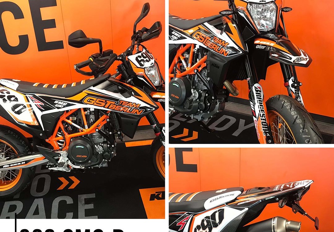 Details Zum Custom Bike Ktm 690 Smc R Des Handlers Gst Berlin Gmbh