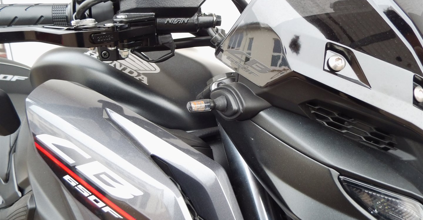 Umbgebautes Motorrad Honda CB 650