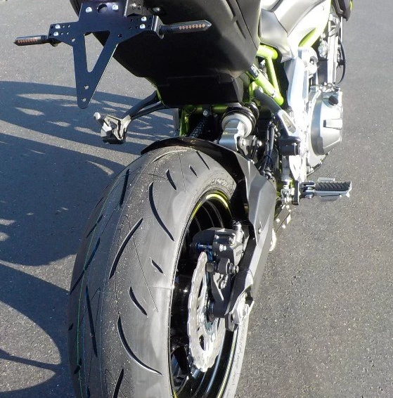 Umbgebautes Motorrad Kawasaki Z900 Bild 6: Umbgebautes Motorrad Kawasaki Z900