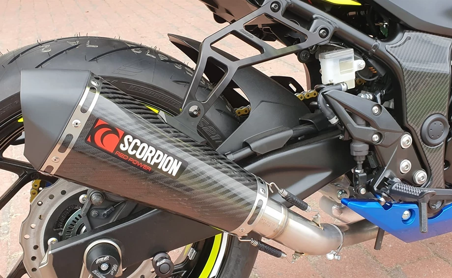 Umbgebautes Motorrad Suzuki GSX-S750 Bild 4: Umbgebautes Motorrad Suzuki GSX-S750