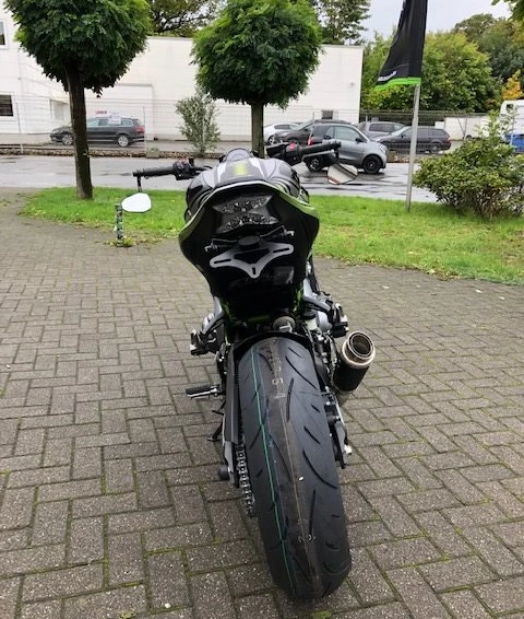 Umbgebautes Motorrad Kawasaki Z900 Bild 13: Umbgebautes Motorrad Kawasaki Z900