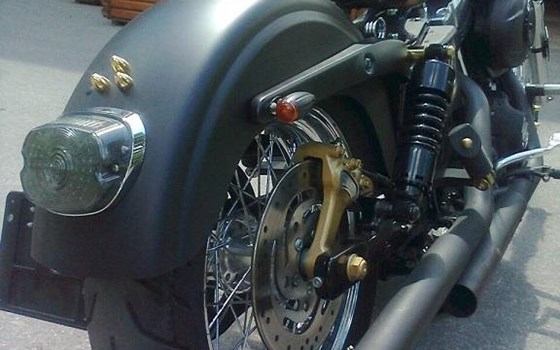 Umgebautes Motorrad Harley-Davidson Dyna Street Bob FXDB von Reibnkustomizastahlhelm - Bild 12 Umgebautes Motorrad Harley-Davidson Dyna Street Bob FXDB von Reibnkustomizastahlhelm - Bild 12