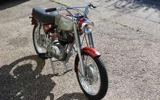 Umgebautes Motorrad Moto Parilla Trailmaster 250 von clites - Bild 11