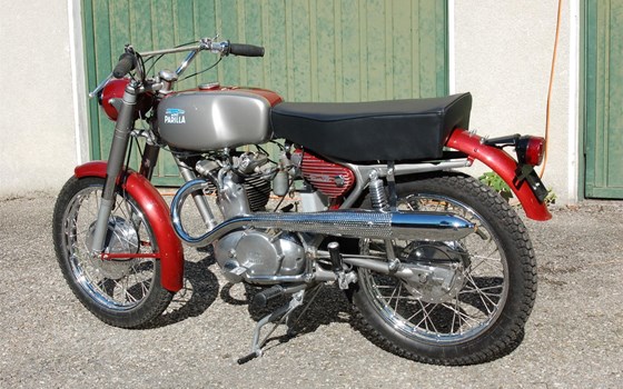 Umgebautes Motorrad Moto Parilla Trailmaster 250 von clites - Bild 14