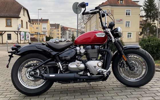 Umgebautes Motorrad Triumph Bonneville Speedmaster von MSG Moto-Shop-Gera TEAM BAUCH OHG - Bild 1 Umgebautes Motorrad Triumph Bonneville Speedmaster von MSG Moto-Shop-Gera TEAM BAUCH OHG - Bild 1
