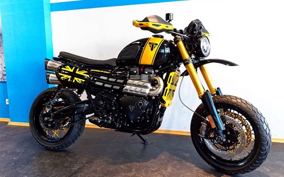 Umgebautes Motorrad Triumph Scrambler 1200 XE von Promotec GmbH - Bild 1 Umgebautes Motorrad Triumph Scrambler 1200 XE von Promotec GmbH - Bild 1