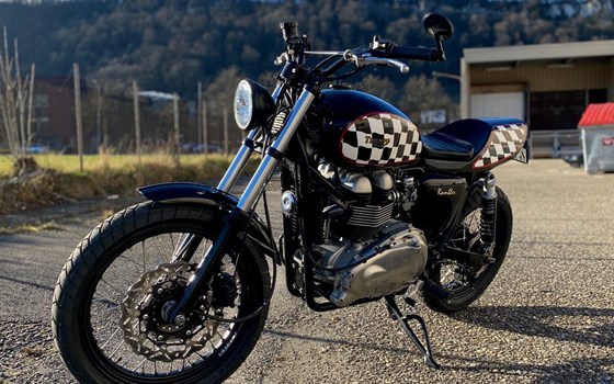 Umgebautes Motorrad Triumph Scrambler von Pat-Bikes AG - Bild 4 Umgebautes Motorrad Triumph Scrambler von Pat-Bikes AG - Bild 4