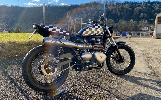 Umgebautes Motorrad Triumph Scrambler von Pat-Bikes AG - Bild 1 Umgebautes Motorrad Triumph Scrambler von Pat-Bikes AG - Bild 1