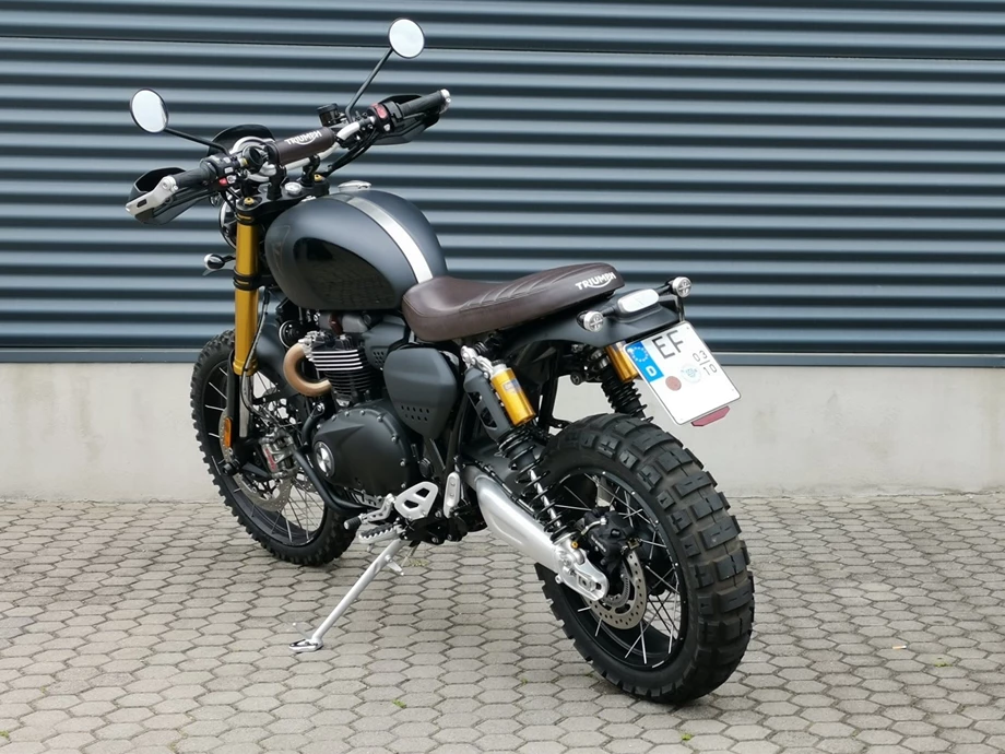 Umbgebautes Motorrad Triumph Scrambler 1200 XE Bild 11: Umbgebautes Motorrad Triumph Scrambler 1200 XE