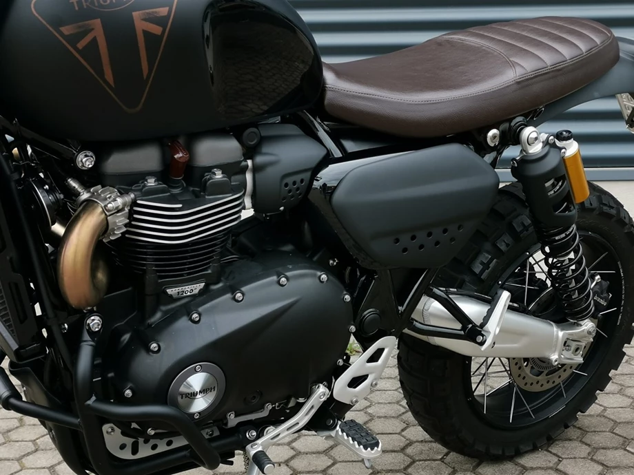 Umbgebautes Motorrad Triumph Scrambler 1200 XE Bild 12: Umbgebautes Motorrad Triumph Scrambler 1200 XE