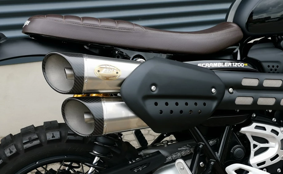Umbgebautes Motorrad Triumph Scrambler 1200 XE Bild 13: Umbgebautes Motorrad Triumph Scrambler 1200 XE