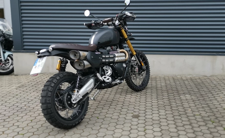 Umbgebautes Motorrad Triumph Scrambler 1200 XE Bild 3: Umbgebautes Motorrad Triumph Scrambler 1200 XE