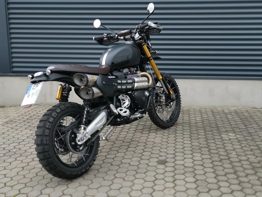 Umbgebautes Motorrad Triumph Scrambler 1200 XE Bild 3: Umbgebautes Motorrad Triumph Scrambler 1200 XE