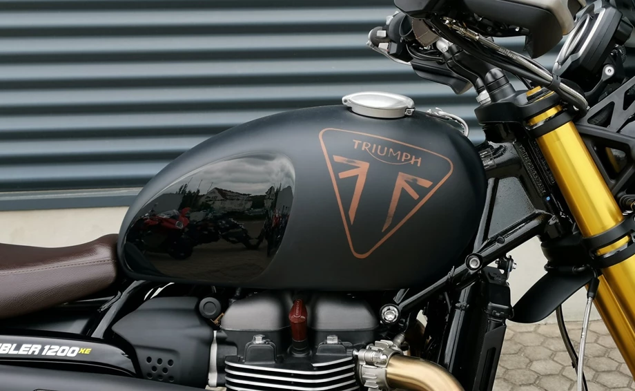 Umbgebautes Motorrad Triumph Scrambler 1200 XE Bild 4: Umbgebautes Motorrad Triumph Scrambler 1200 XE