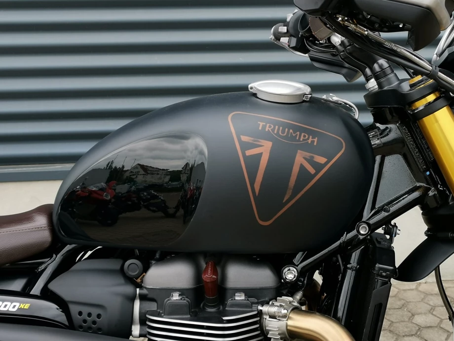 Umbgebautes Motorrad Triumph Scrambler 1200 XE Bild 4: Umbgebautes Motorrad Triumph Scrambler 1200 XE