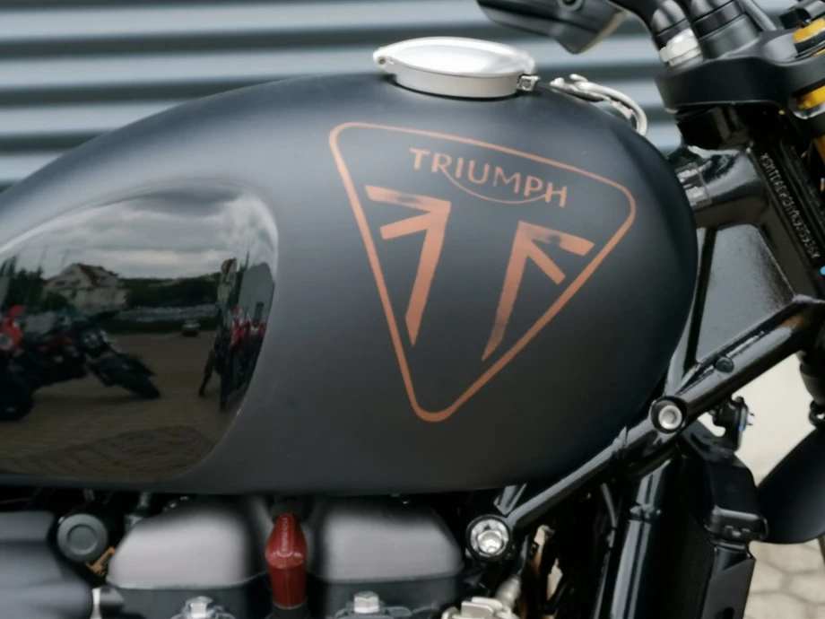 Umbgebautes Motorrad Triumph Scrambler 1200 XE Bild 6: Umbgebautes Motorrad Triumph Scrambler 1200 XE