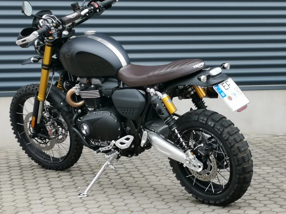 Umbgebautes Motorrad Triumph Scrambler 1200 XE Bild 7: Umbgebautes Motorrad Triumph Scrambler 1200 XE