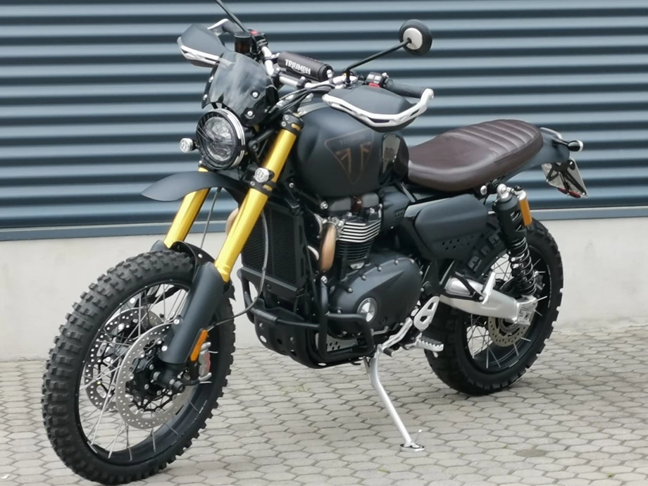 Umbgebautes Motorrad Triumph Scrambler 1200 XE Bild 8: Umbgebautes Motorrad Triumph Scrambler 1200 XE