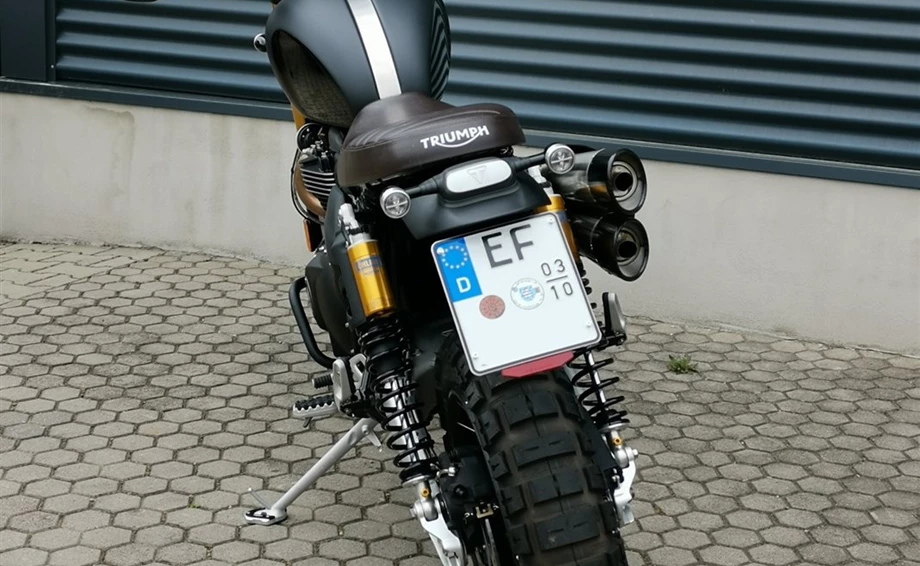 Umbgebautes Motorrad Triumph Scrambler 1200 XE Bild 10: Umbgebautes Motorrad Triumph Scrambler 1200 XE