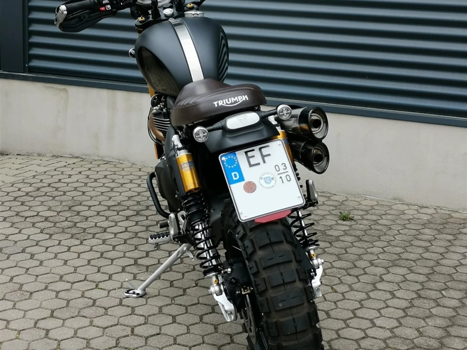 Umbgebautes Motorrad Triumph Scrambler 1200 XE Bild 10: Umbgebautes Motorrad Triumph Scrambler 1200 XE