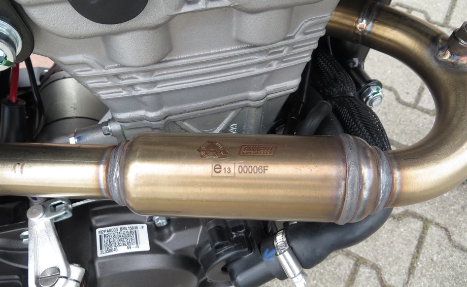 Umbgebautes Motorrad Malaguti XSM 125 Supermoto Bild 8: Umbgebautes Motorrad Malaguti XSM 125 Supermoto