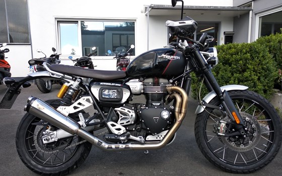 Umgebautes Motorrad Triumph Scrambler 1200 XC von Motorrad Reinhardt GmbH - Bild 1 Umgebautes Motorrad Triumph Scrambler 1200 XC von Motorrad Reinhardt GmbH - Bild 1