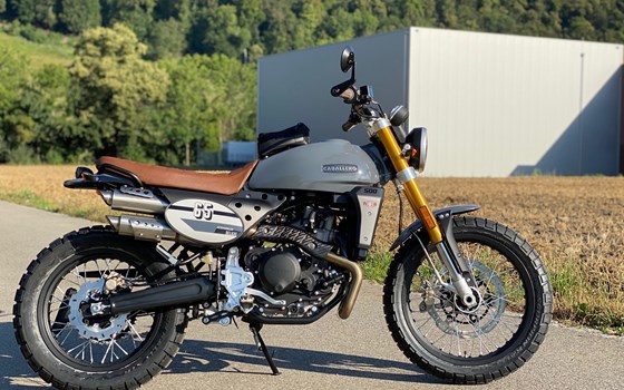 Umgebautes Motorrad Fantic Caballero Scrambler 500 von Pat-Bikes AG - Bild 1 Umgebautes Motorrad Fantic Caballero Scrambler 500 von Pat-Bikes AG - Bild 1