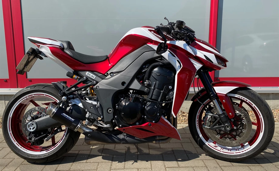 Umbgebautes Motorrad Kawasaki Z1000 Bild 14: Umbgebautes Motorrad Kawasaki Z1000