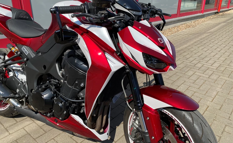 Umbgebautes Motorrad Kawasaki Z1000 Bild 15: Umbgebautes Motorrad Kawasaki Z1000