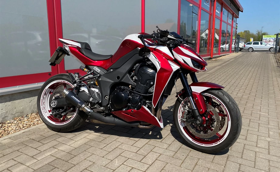 Umbgebautes Motorrad Kawasaki Z1000 Bild 17: Umbgebautes Motorrad Kawasaki Z1000